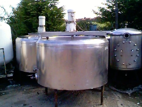 950 L S/S Open Top Water Jktd Mixer
