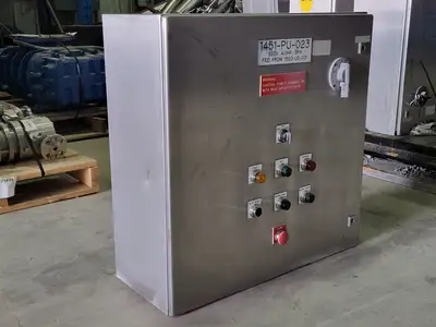 4HP, 600V Motor Starter Control Panel w/ 10A, 3-Pole Circuit Breaker CED63A010