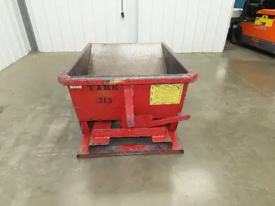 McCullough Wright Self Dumping Hopper 1/4" Yard 4000lb 2 Ton 7 Gauge Bin