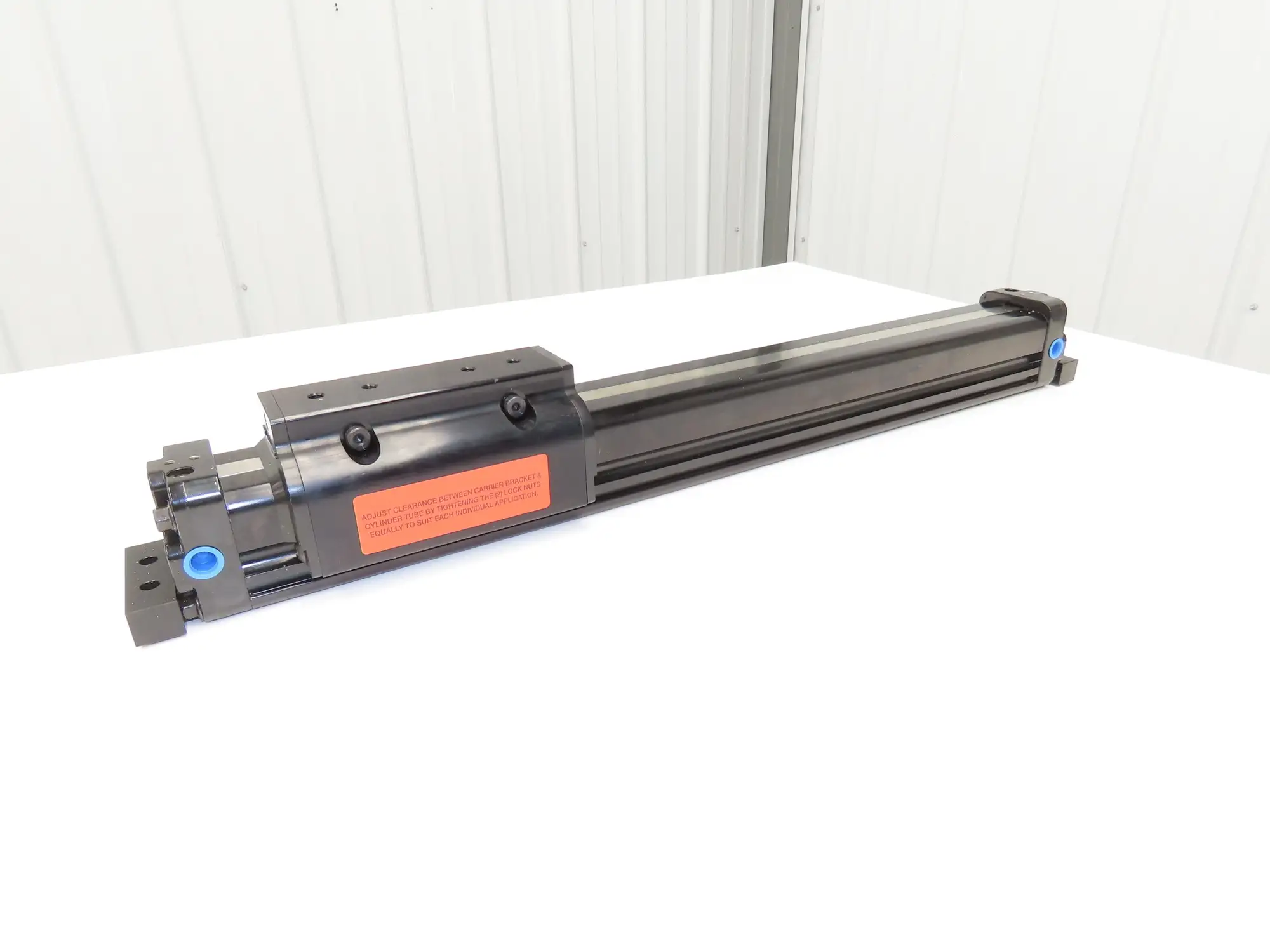 TOL-O-MATIC Rodless Pneumatic Band Cylinder 2" Bore 18.25" Stroke 100 PSI