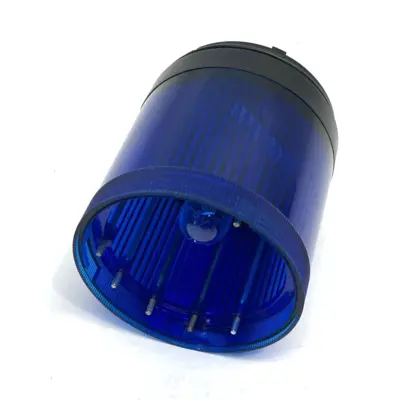 USED ALLEN-BRADLEY SER. B STEADY INCANDESCENT STACK LIGHT BLUE 120VAC