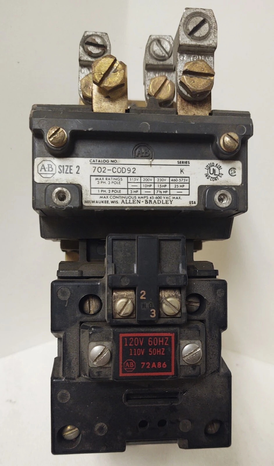 USED Allen-Bradley 702-COD92
