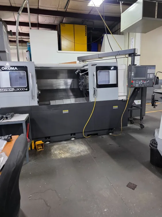 Used 2019 OKUMA GENOS L3000-E CNC Lathes California US | Machinery Resources International #1323030