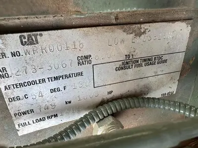 USED CATERPILLAR G3512LE