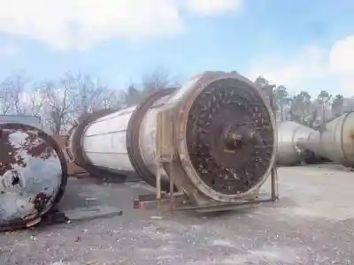 96 " dia davenport rotary steam tube dryer
