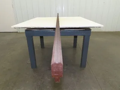 Press Brake Die 120-1/2" Long 90° V 3/16" W 3/32" D 1-3/4" H 1/2" Tang