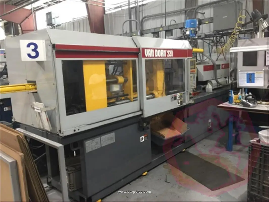 2000 230 Ton Van Dorn, 14.7 oz. Injection Molding Machine