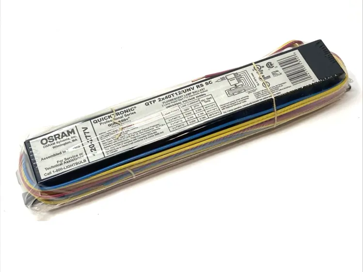 New | in-Stock OSRAM Fluorescent 2 Lamp Rapid Start T12 Ballast 120-277V Lighting Michigan US | Maverick Industrial Sales #1419310
