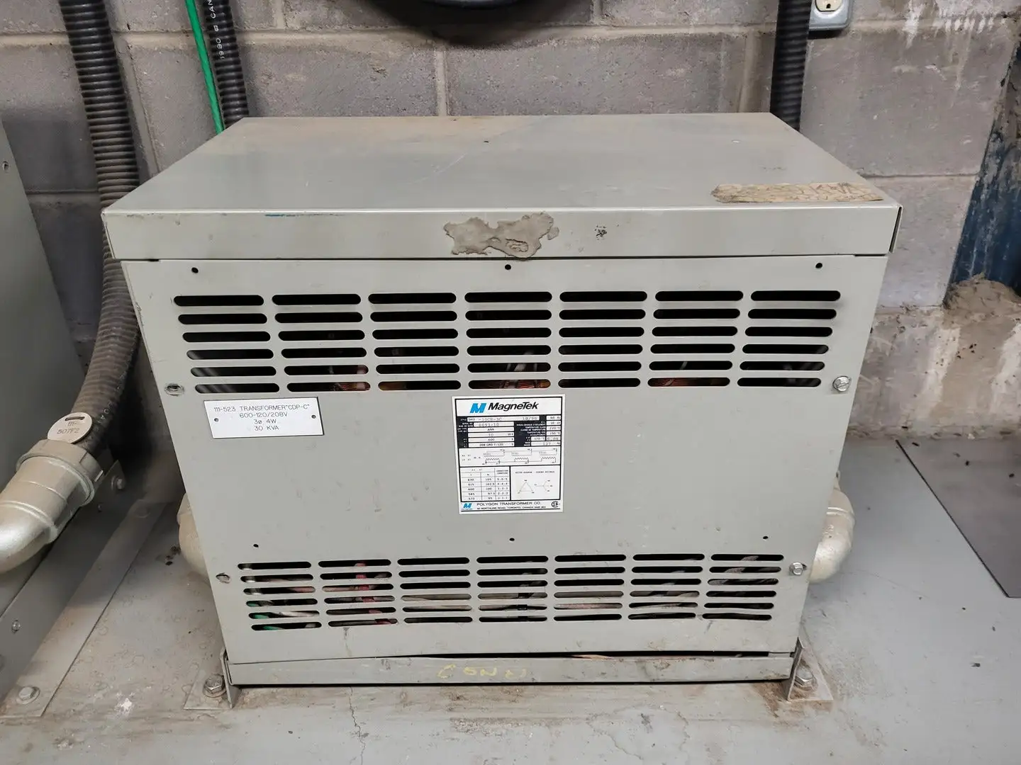 Used MAGNETEK 5H3-30CR-3C Transformers British Columbia CA | Lenmark #265680