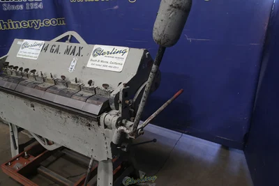 Used CHICAGO W31 Box & Pan Brakes including Finger California US | Sterling Machinery Exchange #1467008