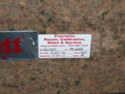 Starrett Crystal Pink Granite Inspection Table - 18" x 24"