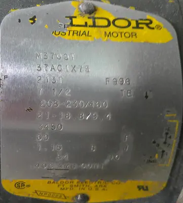 SPC9161  Blower centrifugal fan Quickdraft 7.5 hp, CS