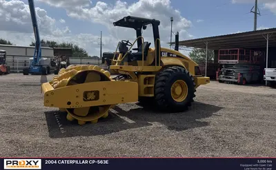 Used 2004 CATERPILLAR CP-563E Single Drum Rollers Texas US | Proxy Equipment #1385267