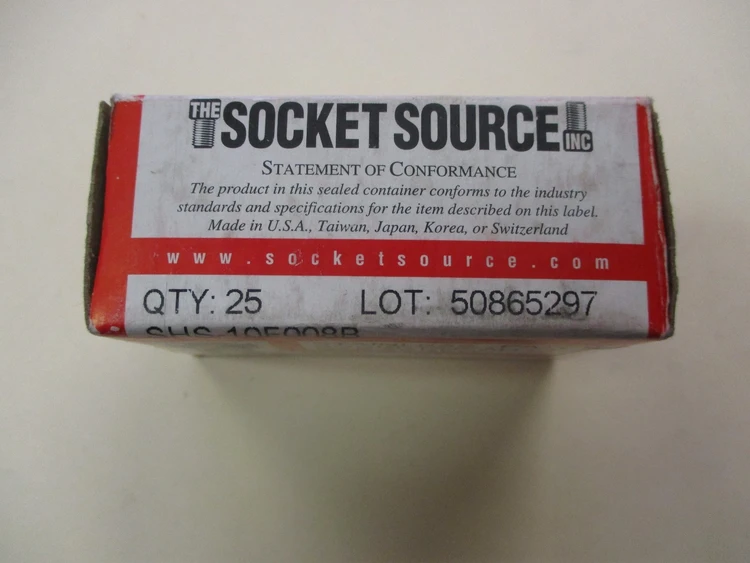 New | in-Stock Socket Source SHS-10F008B Nuts & Screws Arizona US | ASSET CONVERSION SPECIALISTS, INC. #311460