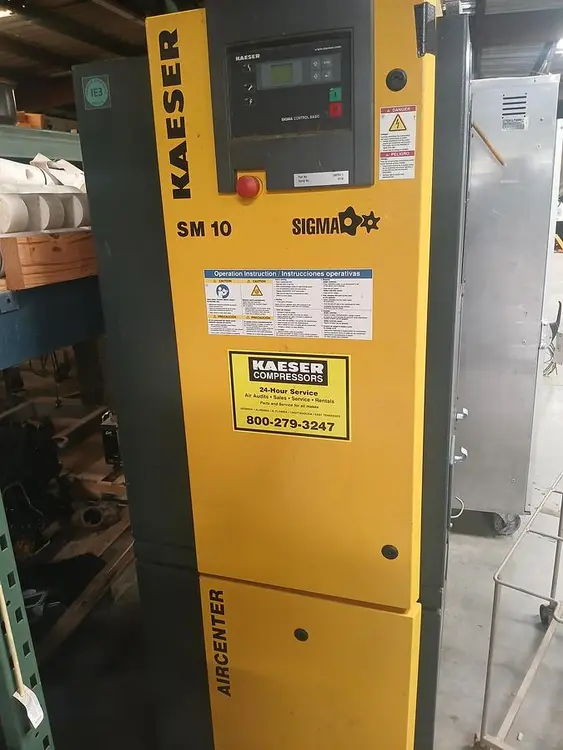 Used 2015 KAESER ABT 15 Rotary Screw & Sliding Vane Air Compressors Tennessee US | BAKE Marketing #903582