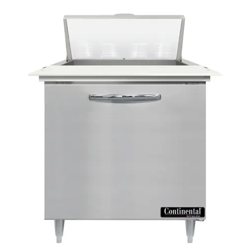 Continental D32N8C 32" Designer Line Sandwich/salad Prep Table W/ Refrigerated Base, 115v