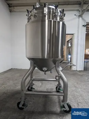 USED A&M Process 500 Liter A&B Process Receiver Tank, 316 S/S, 44/150#