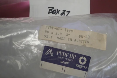 NEW Agru Agru PN10 PVDF HP D90 X 2.8  TEE