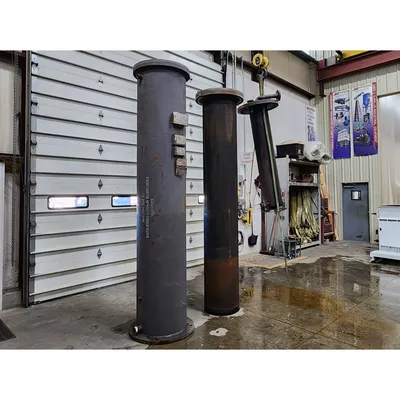Used 24" Dia X 10'-6" Chlorine / Helium Gas Vaporizer Exchanger
