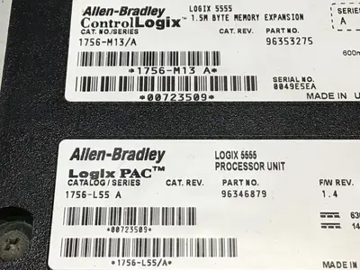 USED ALLEN BRADLEY 1756-L55 SER A