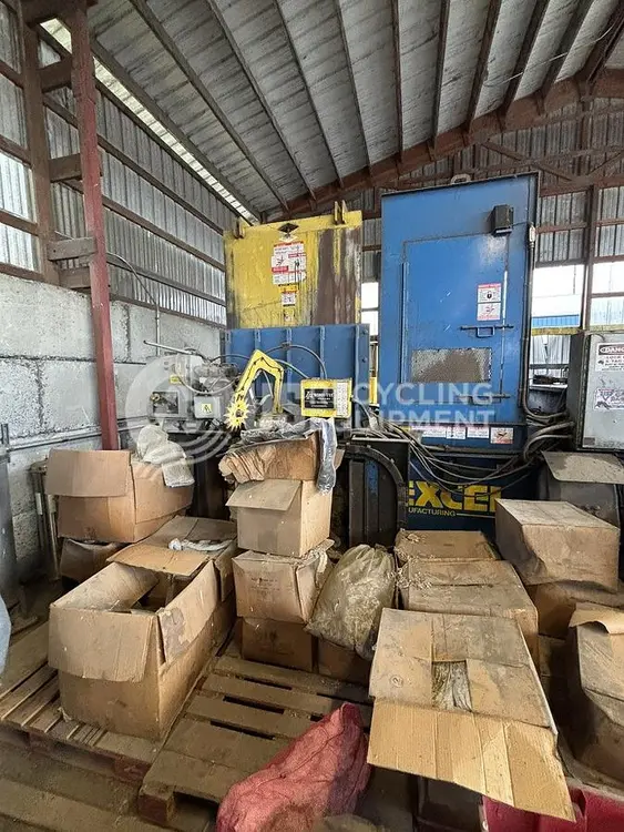 Used 2008 EXCEL 2R63D WITH FEED CONVEYOR Balers | US Recycling Equipment #474465