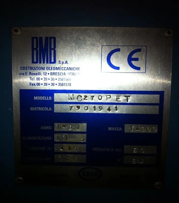BMB MC270 Molding Machine Injection Screw (201 - 400 Ton) | Perry Equipment (4)