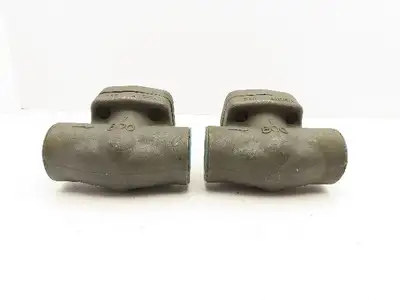 Sharpe 24834 Piston Check Valve Class 800 Steel 1" FNPT Threaded  Lot of 2