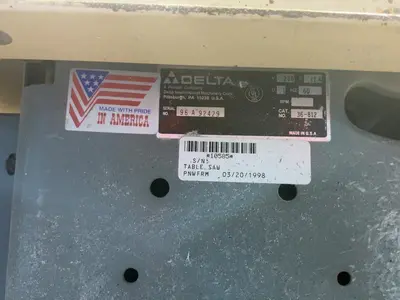 Used DELTA 36812 Woodworking Table Saws Ohio US | HGR 24 #1056366