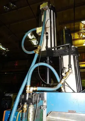 90 Ton FARGER & JOOSTEN MULTIPOWER Air/Oil Press