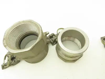 Dixon D-250 Camlock 2-1/2" Cam & Groove Coupler x Adapter Female NPT Lot of 2