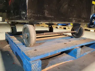 Scrap Metal Bins w/ Wheels 48" x 48" x 45"