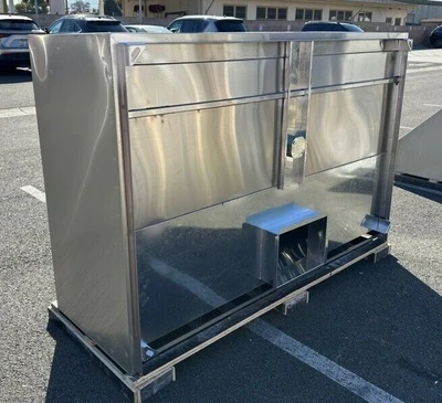 171-0043 6’ Commercial Hood and Exhaust Fan