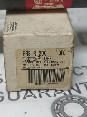 New | in-Stock COOPER BUSSMANN FRS-R-200 Miscellaneous Equipment (Electrical & Power) | Surplus Asset Holdings #1196936