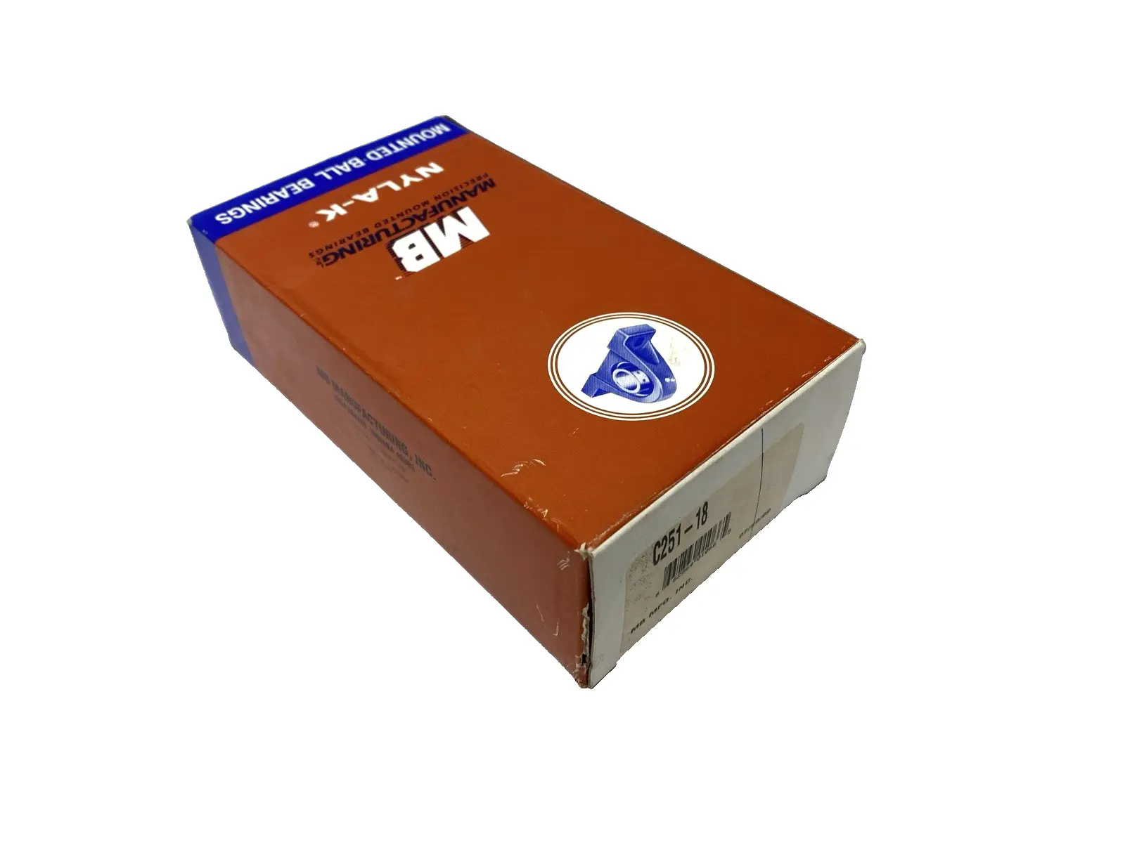 NEW MB MANUFACTURING MOUNTED BALL BEARING NYLA-K
