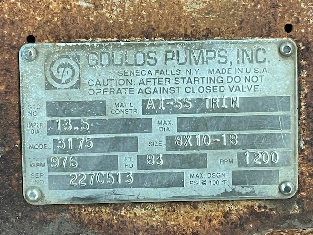 USED Goulds 3175