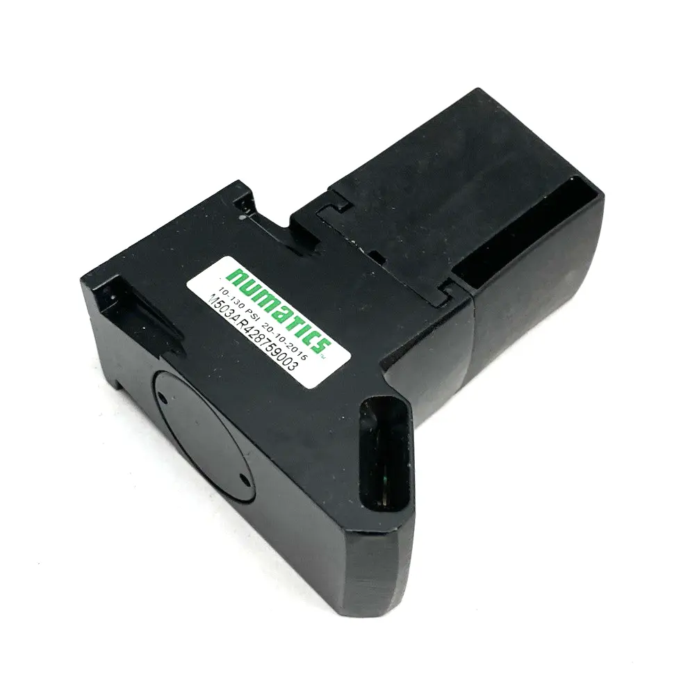 USED NUMATICS PNEUMATIC SANDWICH REGULATOR, BLOCK ASSEMBLY, NO GAUGE