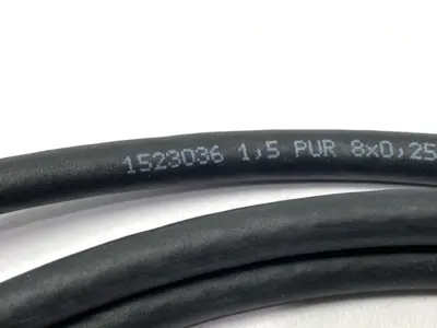USED PHOENIX CONTACT SAC-8P-M12MS/ 1,5-PUR/M12FR SH, 1523036