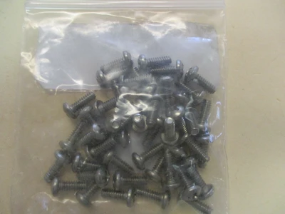 New Phillips 6-32X3/8" Stainless Steel Pan Head Machine Screws (QTY 46)