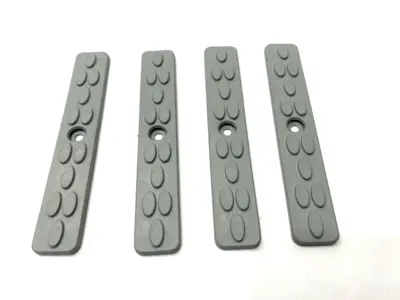 USED SCHMALZ VACUUM BLOCK FRICTION PLATE REIB-PL 116X19.5X5.5 LOT OF 4