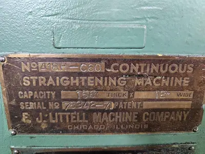 Used COE CPR-PO-6018 Uncoilers Ohio US | D & D Industries #1399136