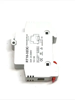 USED MRO FUSE HOLDER 10X38MM 32A 380–500V 1-POLE DIN RAIL LOT OF 3