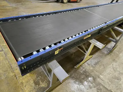 Used MHS ROLLER BED BELT CONVEYOR Belt Conveyors Wisconsin US | Packer City Sales #1297697