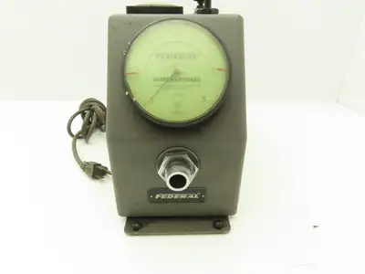 Mahr Federal D-1250 Dimensionair Air Gage 0-3" Dial 1250:1 .0001" Tooling