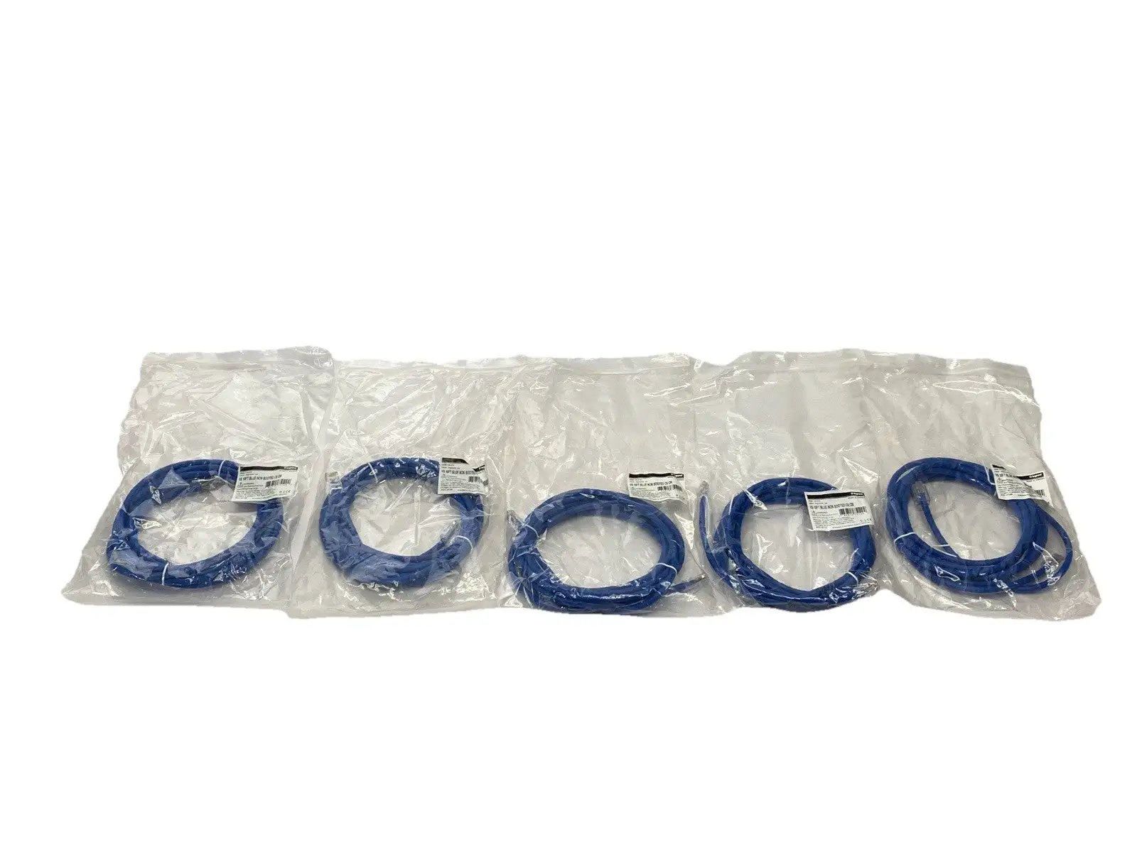 556-110-010 | Legrand  Q-Series Patch Cords CAT6 Non-Booted Blue 10ft LOT OF 5 - New