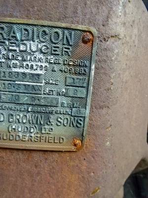 Radicon 17" 60:1 Ratio Hoz Gearbox R/Hand