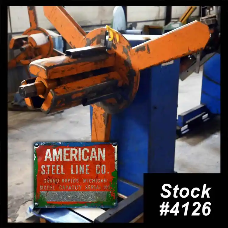 Used AMERICAN STEEL LINE 60 Centering Reels Ohio US | Universal Tube & Rollform Equipment Company #280137