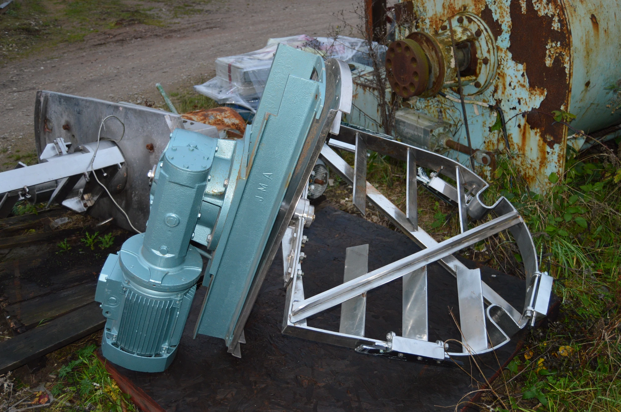 4Kw 40 Rpm S/S Scraped Anchor Stirrer