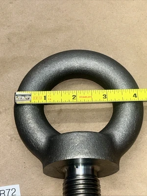 (2) NNB SWL/1.5T Lifting Eye Bolts NC-16,30Swivel Rigging Loading Shouldered