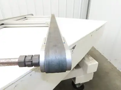 50mm Aluminum Dual Belt Conveyor 40mm Twin Belt 18"OAW 59.5"L No Drive