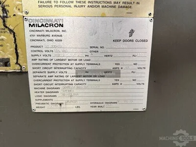 Used 1995 CINCINNATI MILACRON VT300-29 Injection Molding Machines Illinois US | Meadoworks #1492187